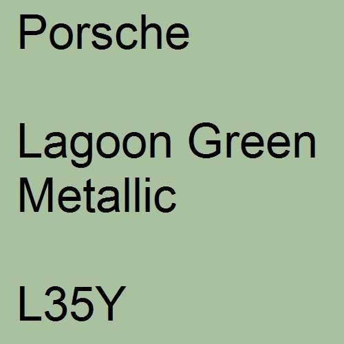 Porsche, Lagoon Green Metallic, L35Y.